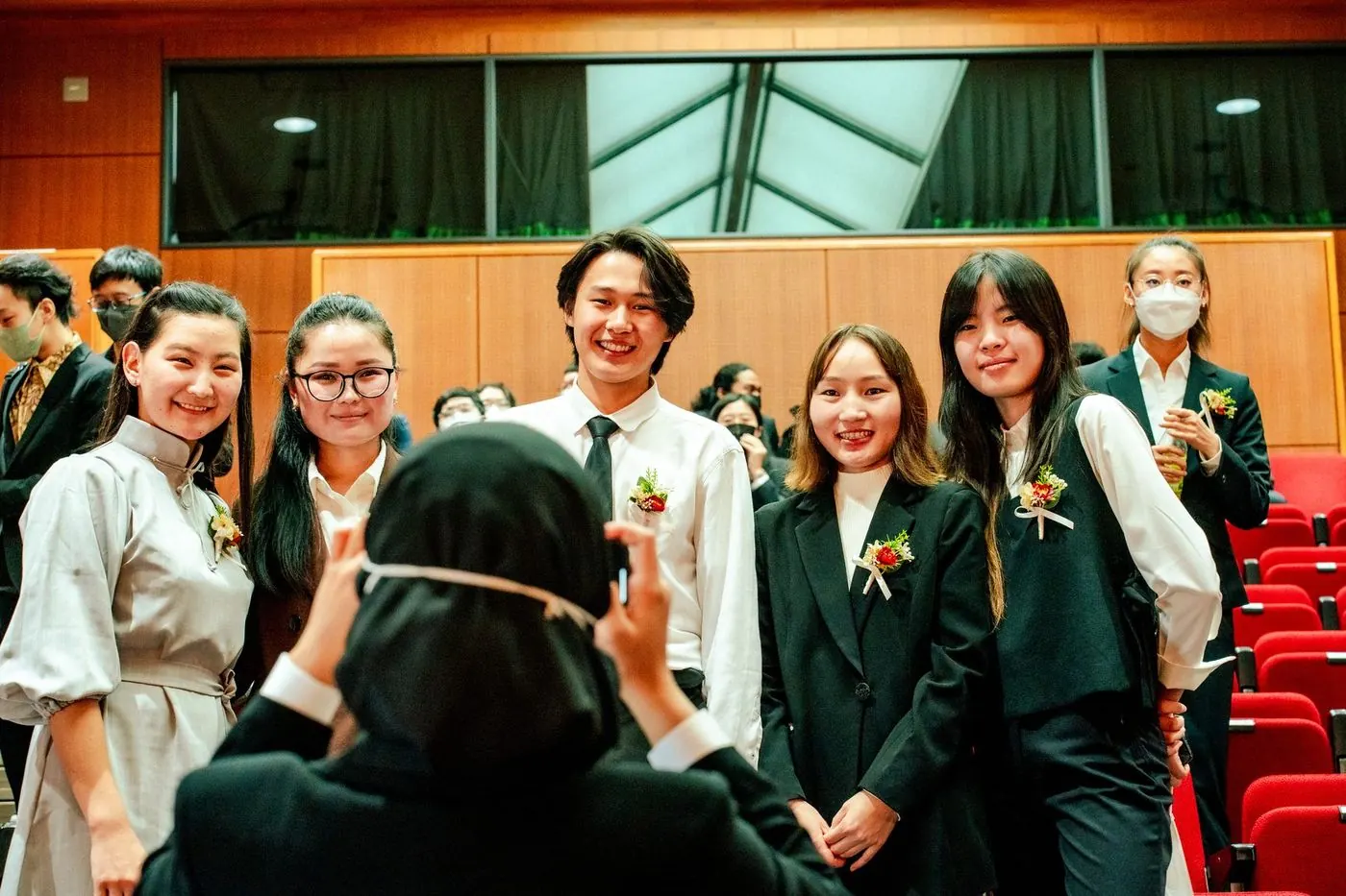 毕业生合影